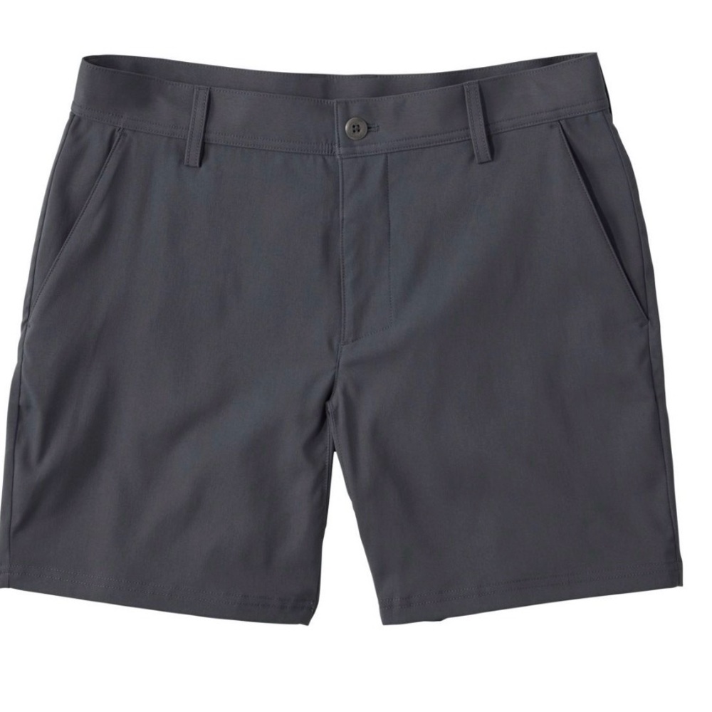 LL Bean Men's Chino Shorts- Venture Stretch (Iron & Navy)- sold tog or sep.
